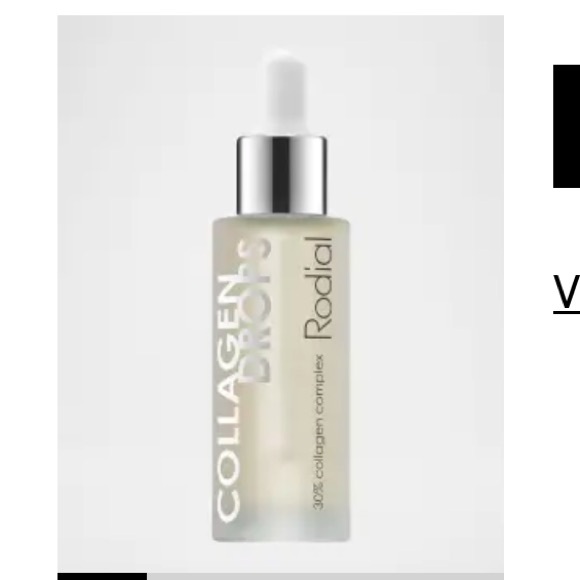 Rodial Collagen Drops Serum - Clear Frosted Bottle with Silver Cap